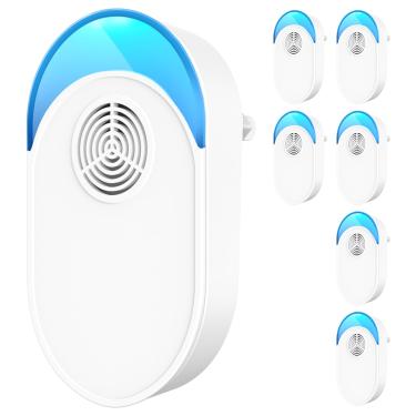 Imagem de Repelente ultrassônico interno 2025, controle ultrassônico de insetos e roedores, cobertura de insetos para baratas, pragas, roedores, ratos, formigas, mosquitos, ratos, camundongos, casas de aranha