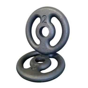 Imagem de Par Anilha Ferro 02Kg - Anilhas&Cia