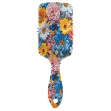 Imagem de Blueangle Daisies Escova de cabelo – Escova desembaraçadora elimina nós e quebras, escova de cabelo de viagem para crianças, adultos e todos os tipos de cabelo (499)