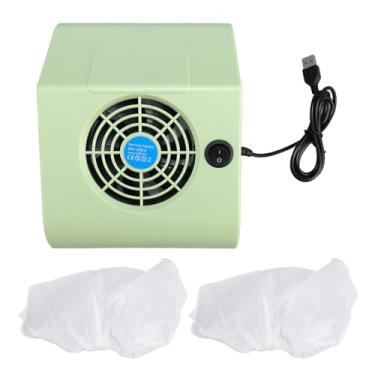 Imagem de Brrnoo Poderoso Ventilador de Vácuo para Unhas 40W Extrator de Coletor de pó para Unhas Máquina Elétrica de Sucção de pó Com 2 Unidades de Sacos de Coleta de Reutilizáveis ​​para