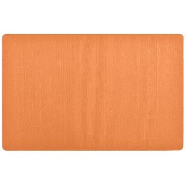 Imagem de TSENQUE Capacho de Halloween laranja tropical personalizado, tapetes de entrada fofos para decoração de varanda interna, tapetes antiderrapantes para casa, lavável 81 x 50 cm