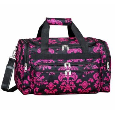 Imagem de Mala de viagem de 48 cm, Dama preto e rosa, 19-Inch, Damasco