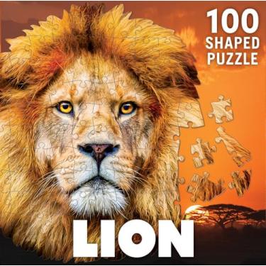 Imagem de Quebra-cabeça de 100 peças - Leão