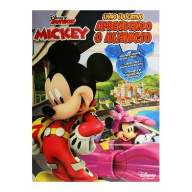 Imagem de Livro educativo - aprendendo o alfabeto - disney júnior - mickey - Bic