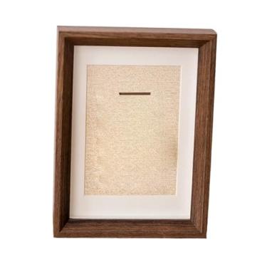 Imagem de Bothyi Expositor de Medalhas em Madeira para Mesa, Caixa Versátil para Colecionadores, Porta-Retratos para Pins, Insígnias, Futebol Americano, Ginástica e, Style D