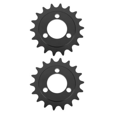 Imagem de Briny River 2 peças 18T bicicleta 410 roda dentada 29 mm diâmetro interno para scooters elétricas, motocicletas