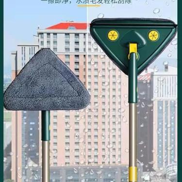 Imagem de Mop Triangular Telescópico Painel Artigo de Limpeza Multifuncional para Casa Teto Parede tijolo Vidro Espessado Ampliado