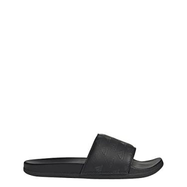 Imagem de adidas Tênis adulto unissex Adilette Comfort Slide, Core Black/Carbon/Core Black, 9 Women/8 Men