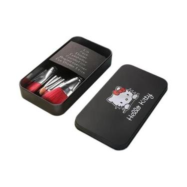 Imagem de Conjunto De Pincéis De Maquiagem Hello Kitty Para Mulheres, Kit De Fer