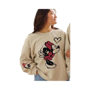 Imagem de Moletom Unissex Disney Mickey Minnie Dia Dos Namorados Casal Combinand