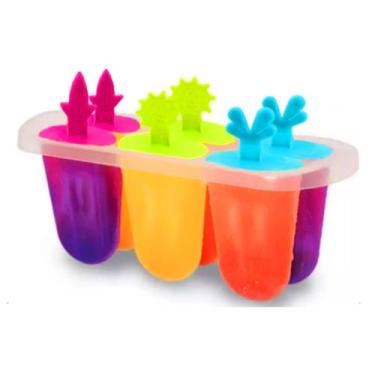 Imagem de Formas de Sorvete Picolé Fábrica Picoleteira Forma 6 Picolés Sorvete B