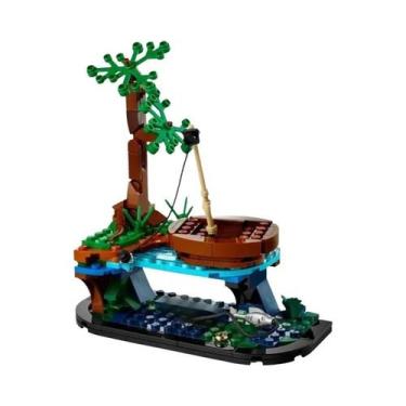 Imagem de Blocos De Montar Modelo De Cabana De Pesca Para Meninos E Meninas, Pre