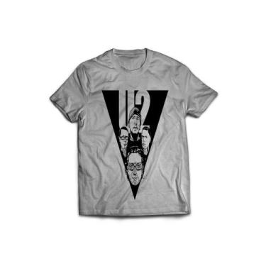 Imagem de Camiseta Feminina U2 Bono The Joshua Tree, Cinza mescla claro, M