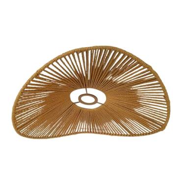 Imagem de MFMEXUL Abajur de Corda Trançada, Capa para Luminária de Teto, Capa para Luminária Pendente para Cozinha, Sala de Estar, Decoração de Sala de Chá