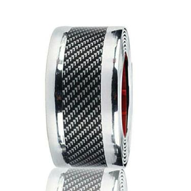 Imagem de Keenso Etiqueta do Carro, Película Protetora de Fibra de Carbono para a Maioria Dos Carros Caminhões Suv Peitoril da Porta Tronco Pára-choques, 2 Pces 1m Comprimento 3cm 5cm Largura (Preto)