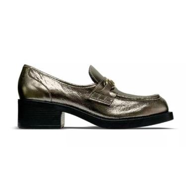 Imagem de Sapato Fem Mocassim Luiza Barcelos 13050007-5, Titanio, 37
