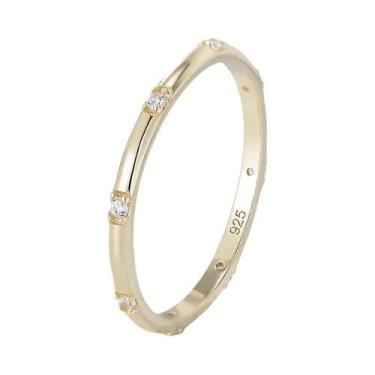 Imagem de Anel De Zircônia Em Prata Esterlina 925 Para Mulheres, Joia De Anivers