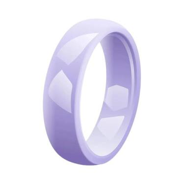 Imagem de Anel De Cerâmica De 6mm De Largura Para Homens E Mulheres, Aliança Hip