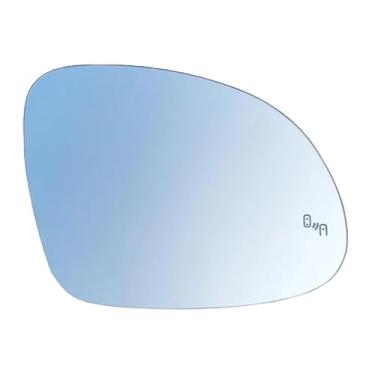 Imagem de Espelho lateral de aviso de ponto cego aquecido Compatível com vw tiguan 5n 2009-2016 sharan 7n 2012-2019 skoda yeti 2014 bsd bsm lente transparente(Right Side RH)