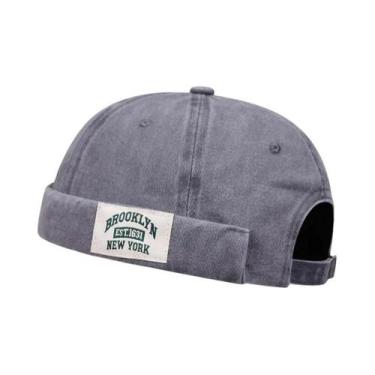 Imagem de Boné Retro Hip Hop Para Homens E Mulheres, Estilo Brooklyn, Em Denim L