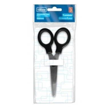 Imagem de Tesoura Escolar 132mm T402 PRETO - Tilibra, Preto