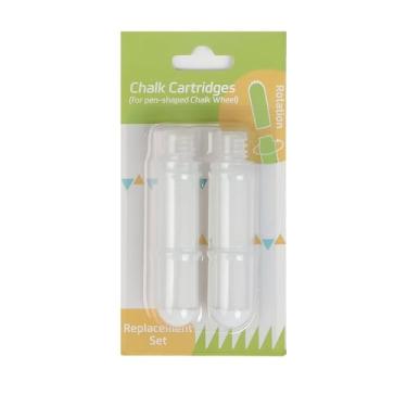 Imagem de 2 refis de marcação de alfaiate branco para conjunto de substituição em forma de caneta, ferramenta de marcadores para costura