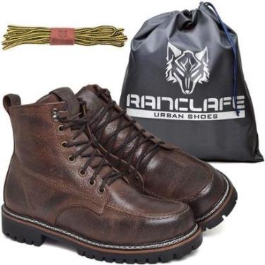 Imagem de Bota Coturno Masculina Ranclafe em Couro Nobuk-Masculino