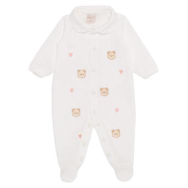 Imagem de Macacão Bebê Menina Manga Longa Ursinha Mini & Co-Feminino