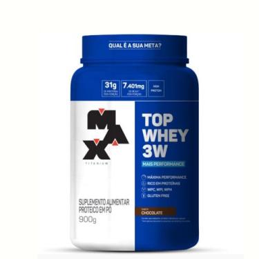 Imagem de Top Whey Mais Performance Chocolate - 900g - Max Titanium
