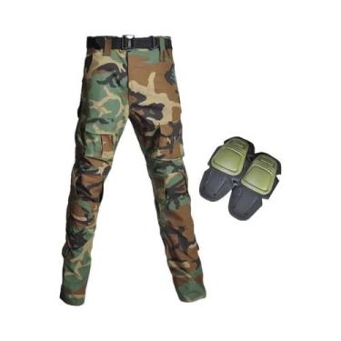 Imagem de Conjunto De Uniforme Tático Militar Camuflado Para Caça Ao Ar Livre, C