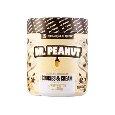 Imagem de Pasta De Amendoim Dr. Peanut 600g Cookies & Cream