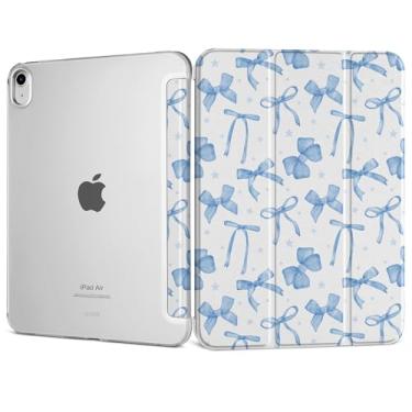 Imagem de DONGKE Capa inteligente para iPad Air de 11 polegadas, M3 2025, M2 2024, iPad Air 5ª 2022/4ª geração 2020 10,9 polegadas, fina, dobrável, capa rígida de policarbonato translúcido, capa inteligente