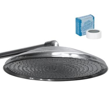 Imagem de Ducha Cascata Chuveiro Piscina Chuveirão Alumínio 12 Pol