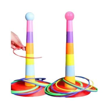 Imagem de Jogo De Argolas Para Crianças, Brinquedo De Empilhar Para Festas Em Fa