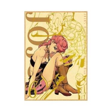 Imagem de Pôsteres Vintage JoJo 2025 Anime JoJo's Bizarre Adventure Arte De Pare
