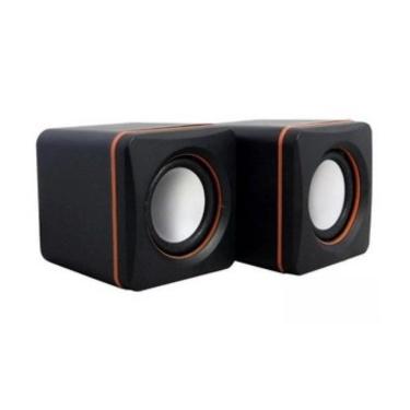 Imagem de Mini Caixa De Som Para Computador PC Notebook 5w Rms Cabo P2 USB