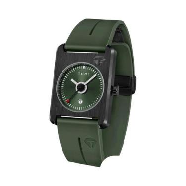 Imagem de Relógio De Pulso Masculino Com Mostrador Pequeno Quadrado, Relógio De 