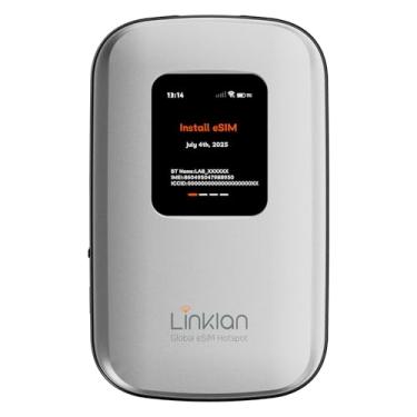 Imagem de Roteador Portátil WiFi Global eSIM | 5 GB de Dados Gratuitos | Sem Cartão SIM & Sem Contrato | 180+ Países | Conecta 16 Dispositivos | Compacto para Viagens e Trabalho Remoto