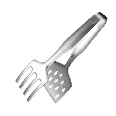 Imagem de Pinças de metal para grelhar – Pinças de cozinha resistentes – Utensílios de cozinha ergonômicos para festa em casa, churrasco, buffet, servir, restaurante, quintal
