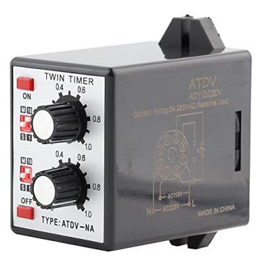 Imagem de YWBL-WH Relé Temporizador Duplo Liga/desliga, Temporizador CMOS de Economia de Energia Com 16 Combinações de Tempo para Controle de Temperatura, Adequado para Dispositivos AC110V 220V