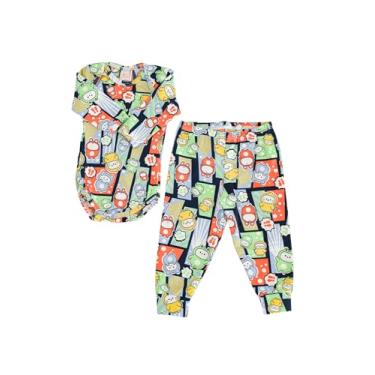 Imagem de Conjunto malha termica Menino,menina manga longa, pijama roupa infantil em soft Petenatti, ideal para o inverno, confortável e aconchegante, TAM. RN a GG