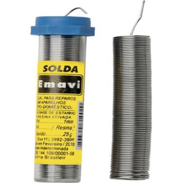 Imagem de Solda Em Tubo Base De Estanho 25 Gramas 6Sk Eda