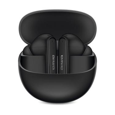 Imagem de Fone de Ouvido Earbud Aiwa AWS-EB-04-B Bluetooth IPX4 ANC - 26 Horas de Bateria