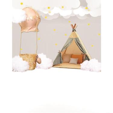 Imagem de Fundo Fotográfico Newborn Em Tecido Cabana 1,50X2,50