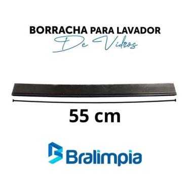Imagem de Lamina de borracha em silicone 55cm para rodo bralimpia