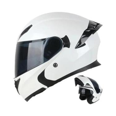 Imagem de Capacete De Moto Unissex Uchoose DOT Modular Com Visor Duplo Protetor 