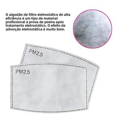 Imagem de Máscara Facial Descartável Para Adultos Com Filtro De Carbono Ativado 