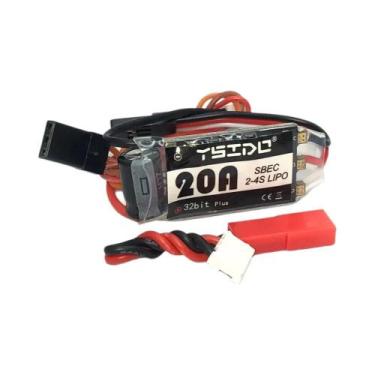 Imagem de Mini Motor Brushless 1410 V2 Com ESC 20A Para Carro RC Kyosho Mr03 pro