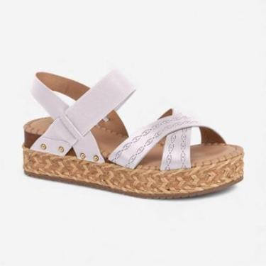 Imagem de Sandália Flatform Bottero Em Couro Branco-Feminino