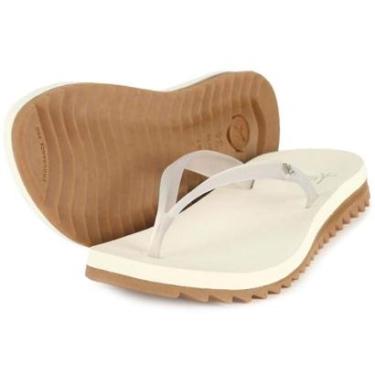 Imagem de Chinelo Kenner Ibiza Anitta Feminino - Branco e Bege - 38-Feminino